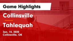 Collinsville  vs Tahlequah  Game Highlights - Jan. 14, 2020
