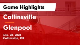 Collinsville  vs Glenpool  Game Highlights - Jan. 28, 2020