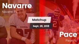 Matchup: Navarre  vs. Pace  2018