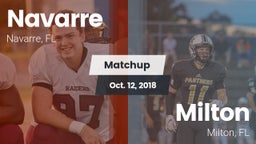 Matchup: Navarre  vs. Milton  2018