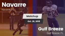 Matchup: Navarre  vs. Gulf Breeze  2018