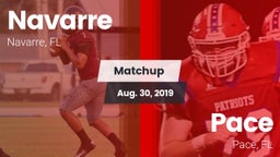 Matchup: Navarre  vs. Pace  2019