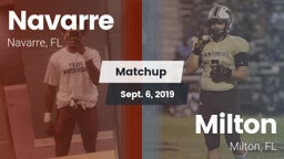 Matchup: Navarre  vs. Milton  2019