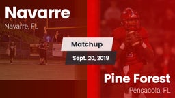 Matchup: Navarre  vs. Pine Forest  2019