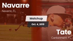 Matchup: Navarre  vs. Tate  2019
