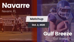 Matchup: Navarre  vs. Gulf Breeze  2020