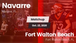 Matchup: Navarre  vs. Fort Walton Beach  2020