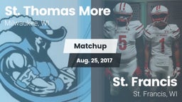 Matchup: St. Thomas More vs. St. Francis  2017