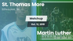 Matchup: St. Thomas More vs. Martin Luther  2018