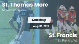 Matchup: St. Thomas More vs. St. Francis  2019