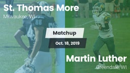 Matchup: St. Thomas More vs. Martin Luther  2019