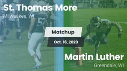 Matchup: St. Thomas More vs. Martin Luther  2020