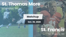 Matchup: St. Thomas More vs. St. Francis  2020