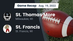 Recap: St. Thomas More  vs. St. Francis  2022