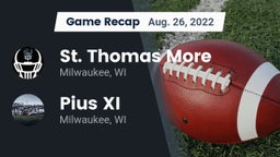 Recap: St. Thomas More  vs. Pius XI  2022