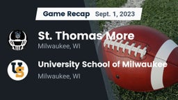 Recap: St. Thomas More  vs. University School of Milwaukee 2023