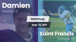 Matchup: Damien  vs. Saint Francis  2017