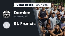 Recap: Damien  vs. St. Francis 2017