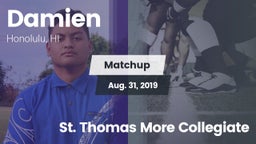 Matchup: Damien  vs. St. Thomas More Collegiate 2019