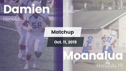 Matchup: Damien  vs. Moanalua  2019