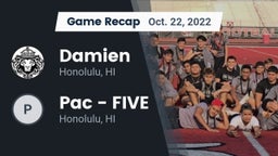 Recap: Damien  vs. Pac - FIVE 2022