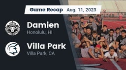 Recap: Damien  vs. Villa Park  2023