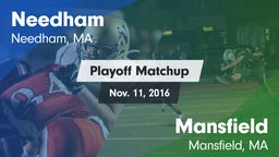 Matchup: Needham  vs. Mansfield  2016