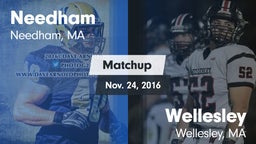 Matchup: Needham  vs. Wellesley  2016