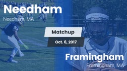 Matchup: Needham  vs. Framingham  2017