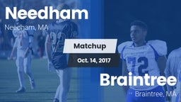 Matchup: Needham  vs. Braintree  2017
