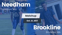 Matchup: Needham  vs. Brookline  2017