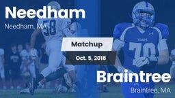 Matchup: Needham  vs. Braintree  2018
