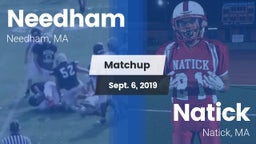 Matchup: Needham  vs. Natick  2019