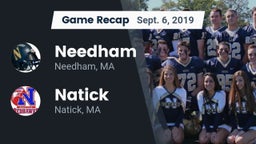 Recap: Needham  vs. Natick  2019