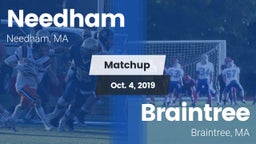 Matchup: Needham  vs. Braintree  2019