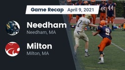 Recap: Needham  vs. Milton  2021