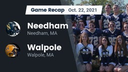 Recap: Needham  vs. Walpole  2021