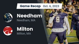 Recap: Needham  vs. Milton  2023