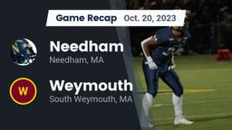 Recap: Needham  vs. Weymouth  2023