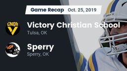 Recap: Victory Christian School vs. Sperry  2019