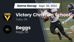 Recap: Victory Christian School vs. Beggs  2022