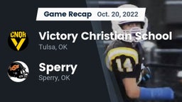 Recap: Victory Christian School vs. Sperry  2022