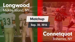 Matchup: Longwood  vs. Connetquot  2016