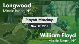 Matchup: Longwood  vs. William Floyd  2016