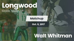Matchup: Longwood  vs. Walt Whitman 2017