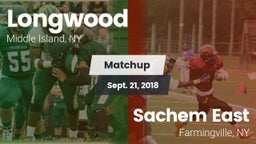 Matchup: Longwood  vs. Sachem East  2018