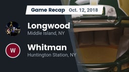 Recap: Longwood  vs. Whitman  2018