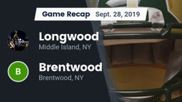 Recap: Longwood  vs. Brentwood  2019