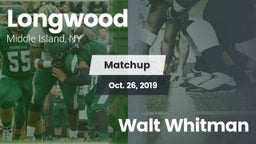 Matchup: Longwood  vs. Walt Whitman 2019