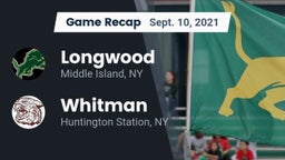 Recap: Longwood  vs. Whitman  2021